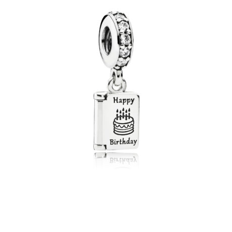 Birthday Card Pendant Charm