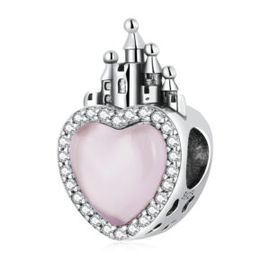 Love Yourself Pink Castle Charm