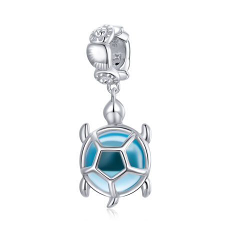 Blue Turtle Pendant Charm