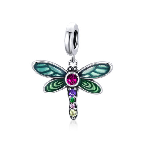 Colourful Dragonfly Charm