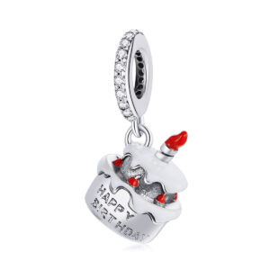 Birthday Cake Pendant Charm