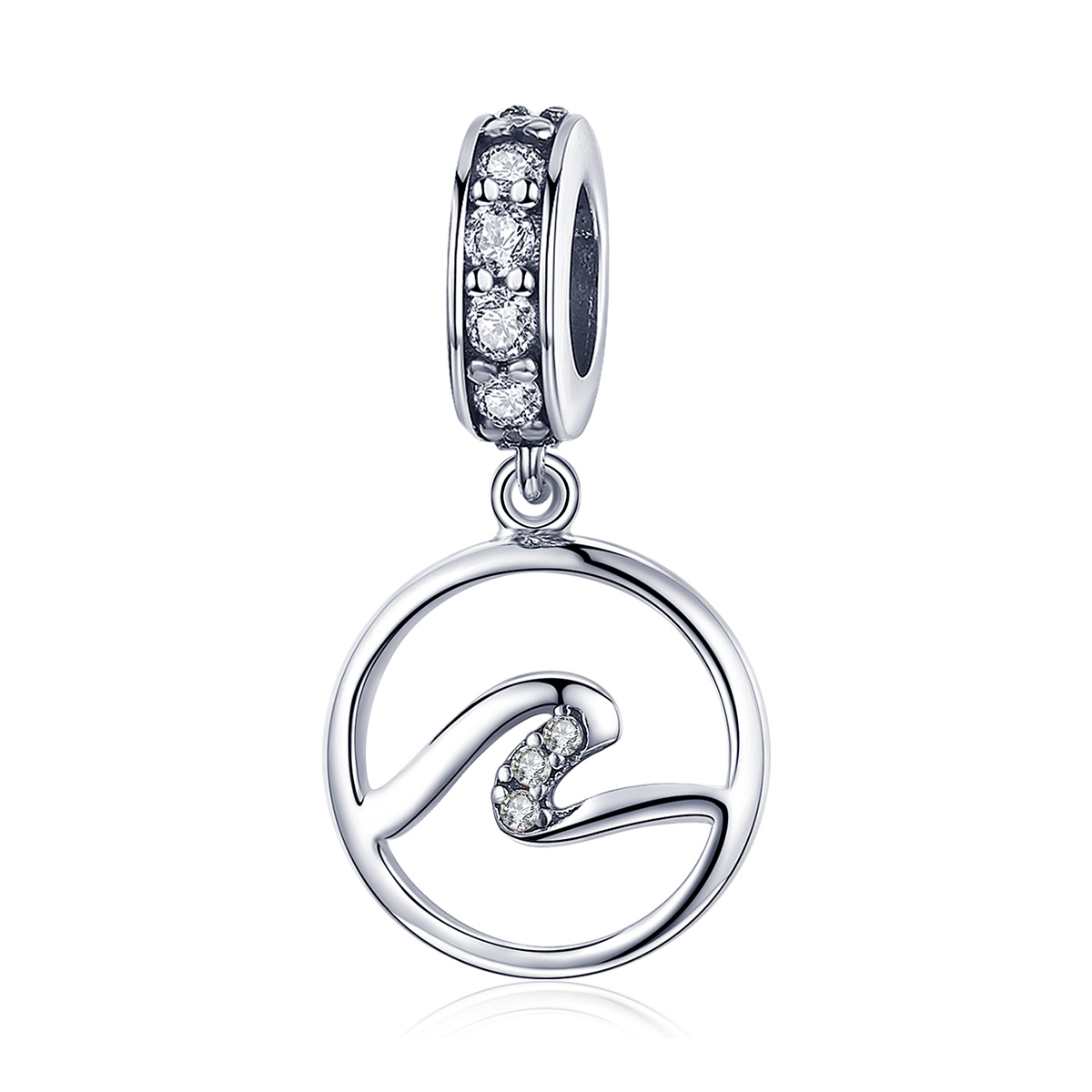 Wave Pendant Charm