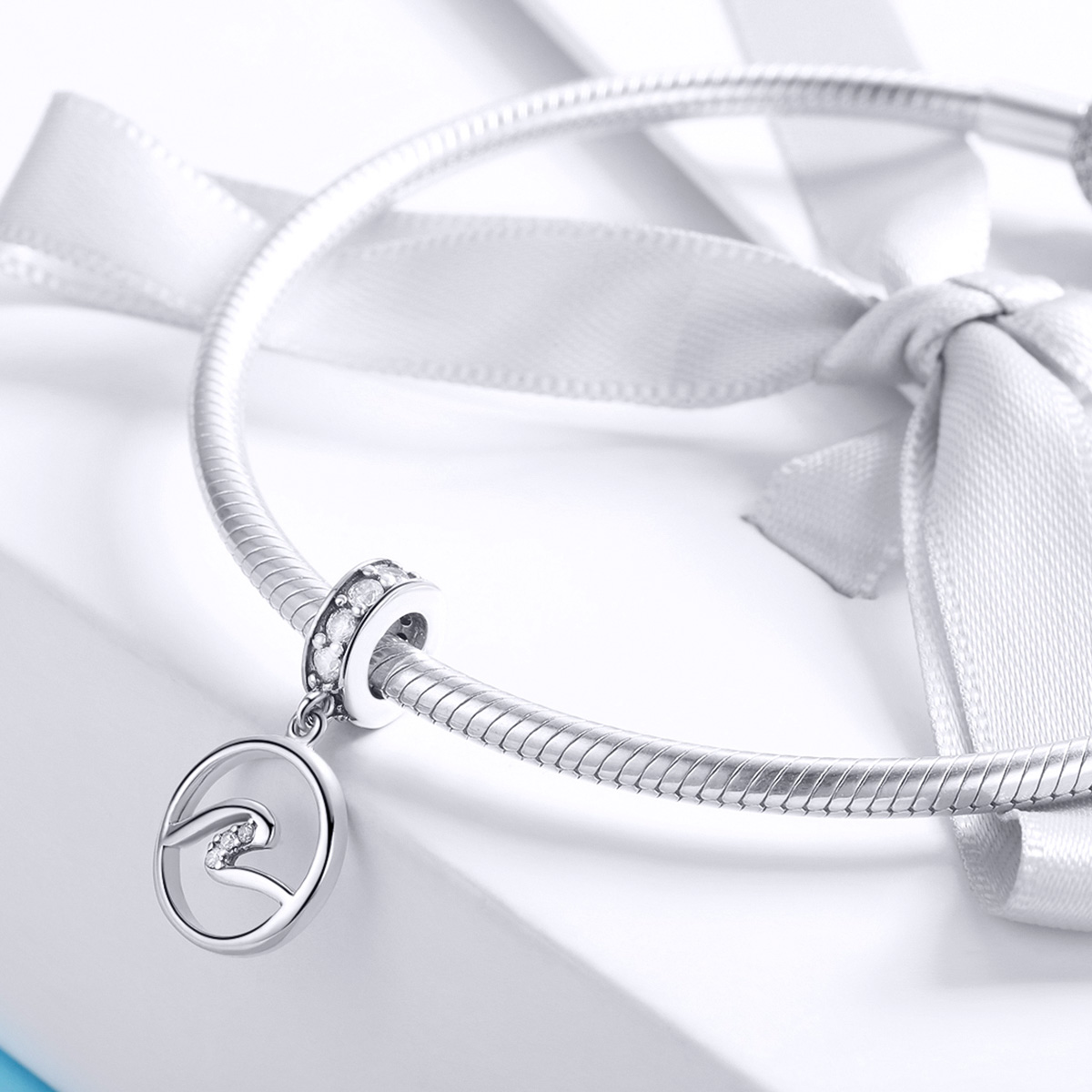 Wave Pendant Charm