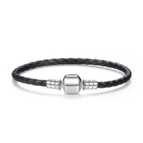 Black Leather Bracelet