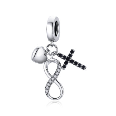 Infinity, Love & Cross Pendant Charm