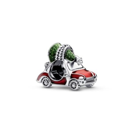 Festive Car & Christmas Tree Charm