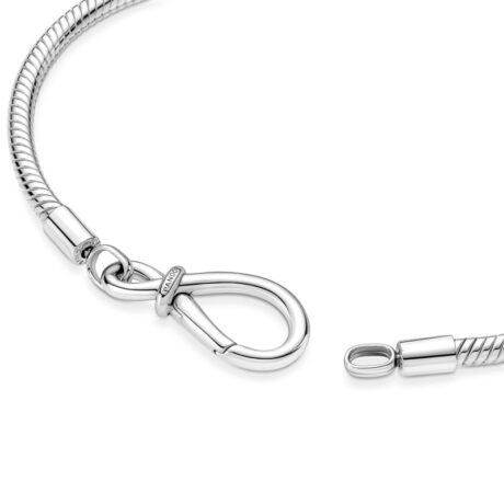 Infinity Knot Snake Chain Bracelet