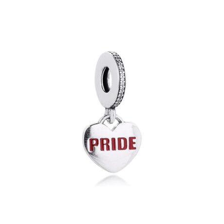 Pride Heart Pendant Charm