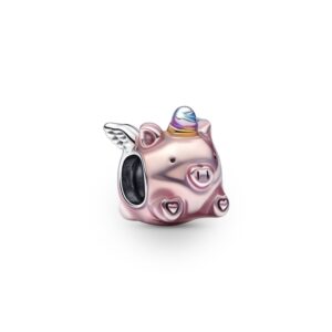 Flying Unicorn Pig Charm