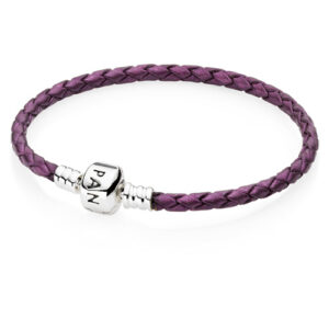 Purple Single Leather Bracelet