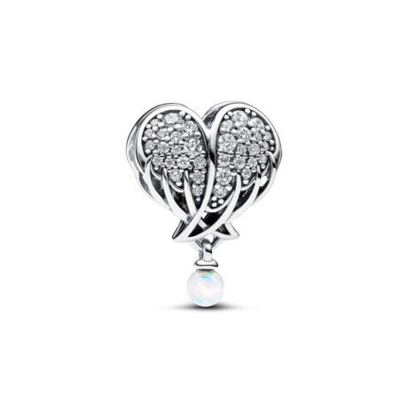 Angel Wings & Heart Charm