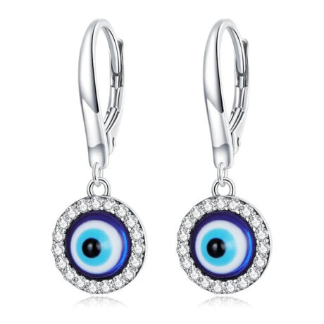 Evil Eye Dangle Earrings