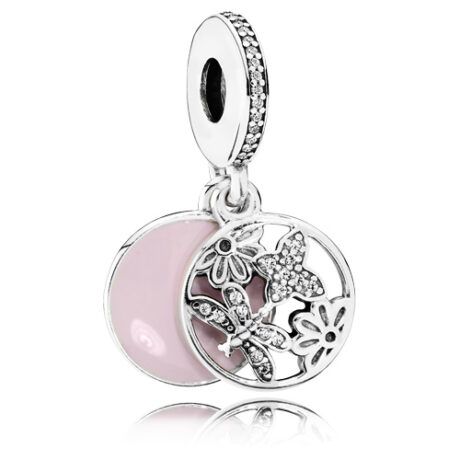 Pink Spring Pendant Charm