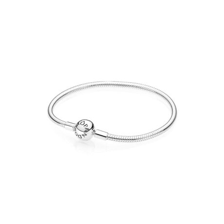 Round Clasp Snake Chain Bracelet