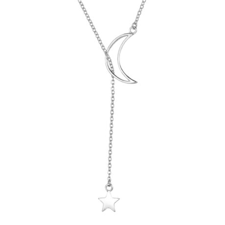 Star & Moon Adjustable Necklace