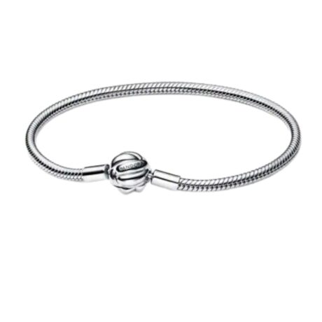 Love Knot Clasp Snake Chain Bracelet