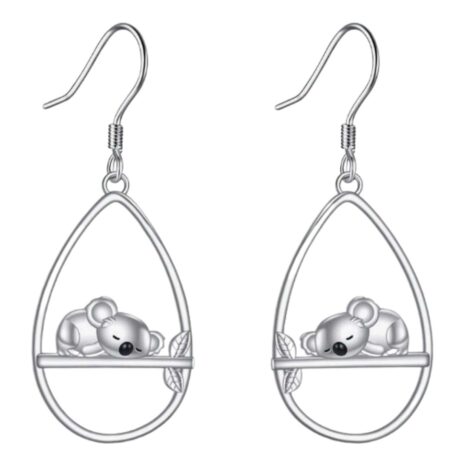 Sleeping Koala Dangle Earrings