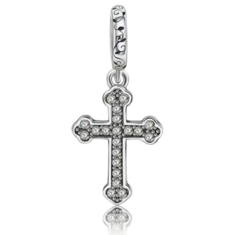 Sparkling Cross Pendant Charm