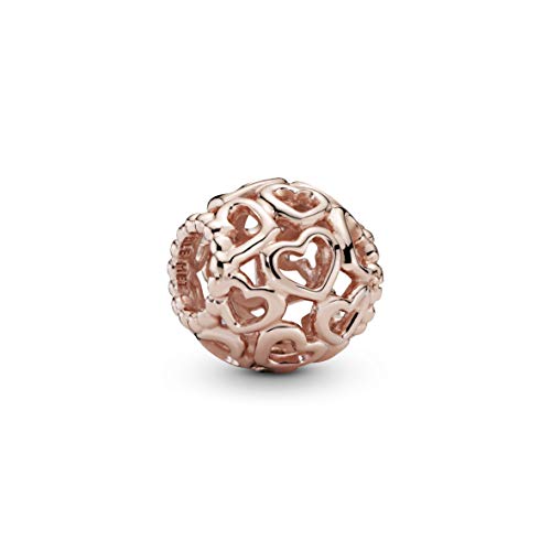 Rose Gold Plated Open Your Heart Bead Charm
