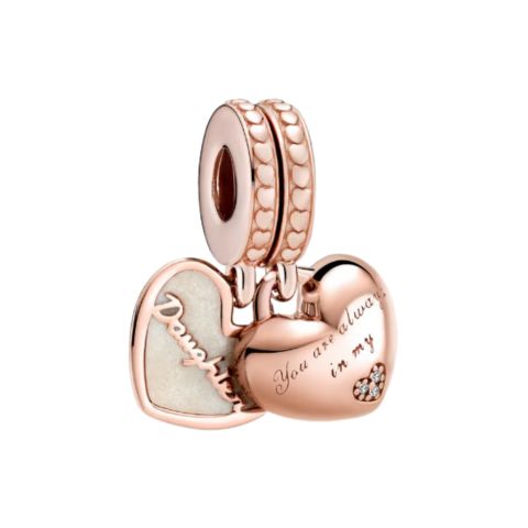 Rose Gold Plated You Are Always In My Heart Moth